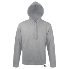 SOL'S Snake - unisex kapucnis pulóver (grey melange, L)