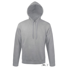 SOL'S Snake - unisex kapucnis pulóver (grey melange, M) munkaruha