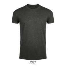 SOL'S SOL&- 039;S IMPERIAL keskeny szabású rövid ujjú férfi póló SO00580, Charcoal Melange-2XL