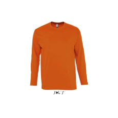 SOL'S SOL&- 039;S MONARCH férfi hosszú ujjú pamut póló SO11420, Orange-L