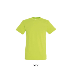 SOL'S SOL&- 039;S REGENT unisex kereknyakú rövid ujjú pamut póló SO11380, Apple Green-XL