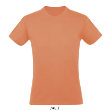 SOL'S SOL&- 039;S REGENT unisex kereknyakú rövid ujjú pamut póló SO11380, Apricot-S