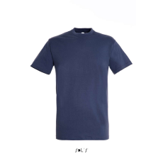 SOL'S SOL&- 039;S REGENT unisex kereknyakú rövid ujjú pamut póló SO11380, Denim-L