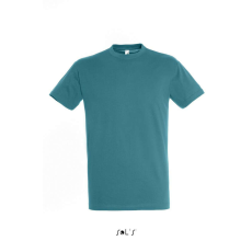 SOL'S SOL&- 039;S REGENT unisex kereknyakú rövid ujjú pamut póló SO11380, Duck Blue-S