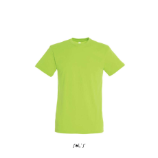 SOL'S SOL&- 039;S REGENT unisex kereknyakú rövid ujjú pamut póló SO11380, Lime-M