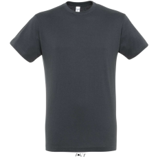 SOL'S SOL&- 039;S REGENT unisex kereknyakú rövid ujjú pamut póló SO11380, Mouse Grey-XL