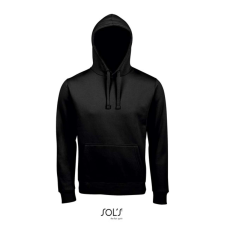 SOL'S Spencer - kapucnis pulóver (black, 2XL) munkaruha