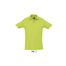 SOL'S Spring II - férfi piké póló (apple green, L) munkaruha