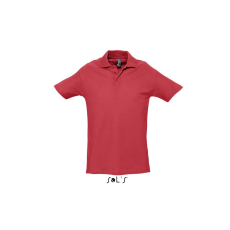 SOL'S Spring II - férfi piké póló (red, 4XL)