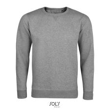 SOL'S Sully - férfi környakas pulóver (grey melange, L) munkaruha