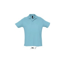 SOL'S Summer II - férfi póló (atoll blue, XL) munkaruha
