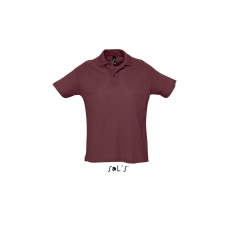 SOL'S Summer II - férfi póló (burgundi, 2XL) munkaruha
