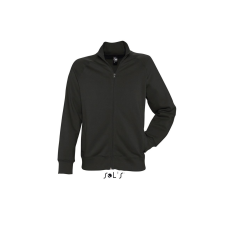 SOL'S Sundae - férfi zipzáros dzseki (black, M) munkaruha
