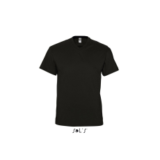 SOL'S Victory - férfi v-nyakú póló (deep black, M)