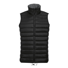 SOL'S Wave Men - mellény (black, S) munkaruha