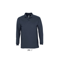 SOL'S Winter II - férfi galléros póló (navy, S)