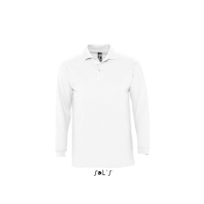 SOL'S Winter II - férfi galléros póló (white, 2XL) munkaruha