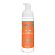 Solanie Aloe Vera intenzív lemosó hab, 200 ml arctisztító