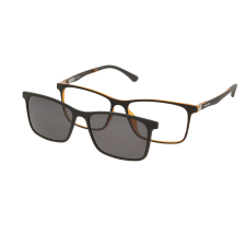  Solano CL 90187F polarizált ClipON szemüvegkeret férfiaknak, műanyag, fekete, 56 mm szemüvegkeret