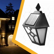  Solar mozgásérzékelő napelemes falra szerelhető kültéri lámpa YW-778 kültéri világítás