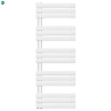  Solaro Design törölközőszárító radiátor 1600x600 mm fehér