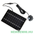 SolarTech Szökőkút napelemmel szivattyú 220 l/h 70 cm max magasság napelem 9V 1,8W kerti tó levegőztető levegőztetés vízforgató halastó
