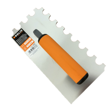 Solid Tools félköríves fogas glettvas 130 x 270mm kőműves és burkoló szerszám