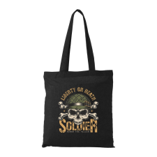 Solider- Bevásárló táska fekete ajándéktárgy