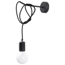 Sollux Edison fekete falikar (SOL-SL.0373) E27 1 izzós IP20 világítás