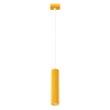 Sollux Lampa Oprawa Sufitowa Wisząca Zwis LED GU10 Żółta Minimalistyczny Tuba Karbowana Deep Space SL.2334 Sollux