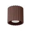 Sollux Lampa Sufitowa Reflektor Plafon LED GU10 Brązowa Minimalistyczny Tuba Aura Deep Space SL.2423 Sollux