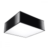 Sollux LED mennyezeti lámpa HORUS E27 Square Fixture 25cm Fekete SOLLUX