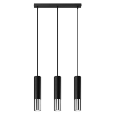 Sollux LOOPEZ 3L fekete/króm csillár a Sollux Lightingtól, SL.0942 modell világítás
