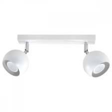 Sollux OCULARE mennyezeti lámpa 2xGU10 fényvisszaverő mozgatható halogén lámpatest 30cm fehér SOLLUX világítás