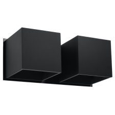 Sollux Quad 2 fekete fali lámpa (SOL-SL.0657) G9 2 izzós IP20 világítás