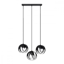 Sollux TULOS 3L 3xE27 fekete LED mennyezeti lámpa SOLLUX világítás