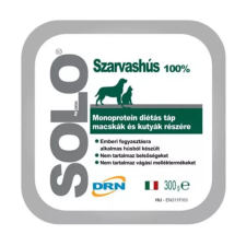 Solo by DRN Solo Hypoallergén pástétom szarvas 300g macskaeledel