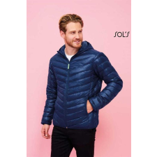 SOLS Dzseki Sols Ray férfi kapucnis (100%poliészter 209g/m2) metal grey, 2XL munkaruha