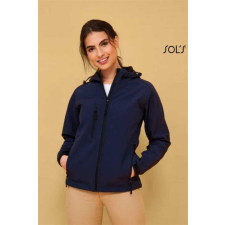 SOLS Dzseki Sols Replay női kapucnis softshell női, french navy, XL munkaruha
