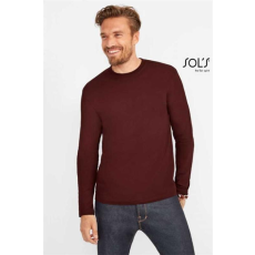 SOLS Póló Sols férfi hosszú ujjú férfi, deep black, S