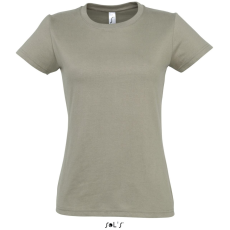 SOLS Póló Sols Imperial női kereknyakú, khaki, L