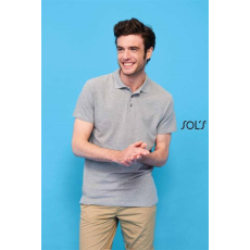 SOLS Póló Sols Spring II galléros férfi (100%pamut 210g/m2) red, 5XL