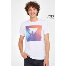 SOLS Póló Sols Sublima unisex unisex (100%poliészter 160g/m2) white, S munkaruha