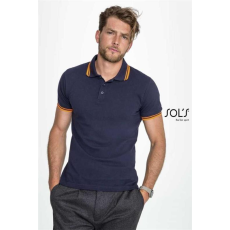 SOLS Pólóing Sols Pasadena férfi férfi, white/navy, S