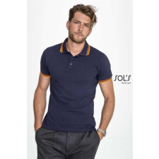 SOLS Pólóing Sols Pasadena férfi férfi, white/navy, XL munkaruha
