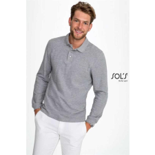 SOLS Pólóing Sols Winter II férfi hosszú ujjú férfi, grey melange, XL munkaruha