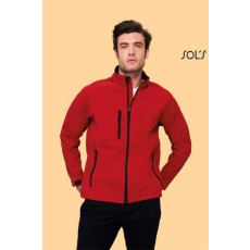 SOLS Pulóver Sols Relax softshell férfi cipzáras férfi, abyss blue, L