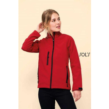 SOLS Pulóver Sols Roxy softshell női cipzáras női (340g/m2) dark chocolate, 2XL munkaruha