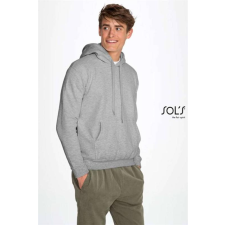 SOLS Pulóver Sols Snake uniszex kapucnis (280g/m2) grey melange, 2XL munkaruha