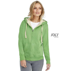 SOLS Pulóver Sols unisex cipzáras unisex (80%pamut 20%poliészter 280g/m2) french navy, L